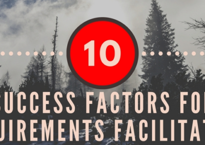Infographic: Top 10 Success Factors for Requirements Facilitation