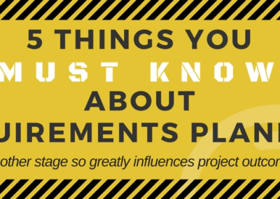 Infographic: 5 Things You Must Know About Requirements Planning